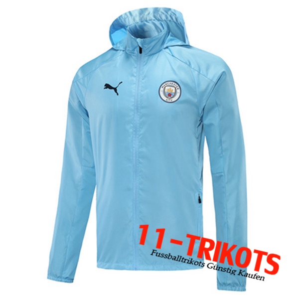 Rompevientos Chaqueta Manchester City Azul 2020/2021