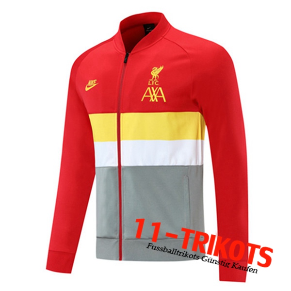 Chaquetas Futbol FC Liverpool Rojo/Gris 2020/2021