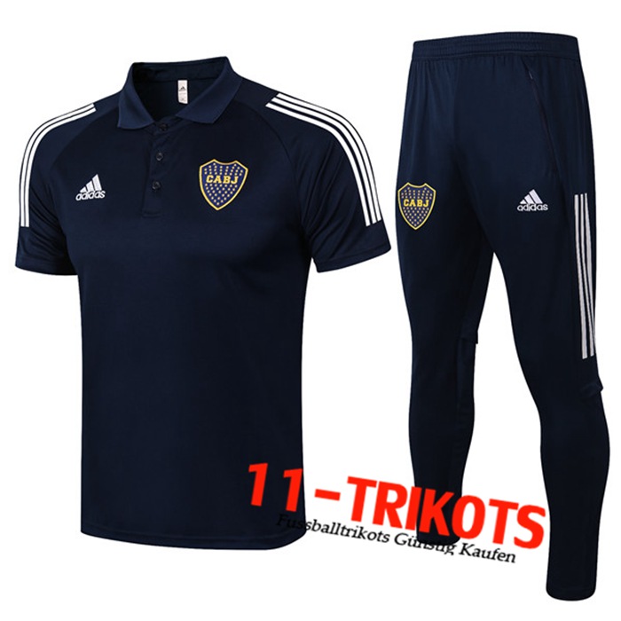 Boca Juniors Poloshirt + Hose Navy Blau 2020/2021