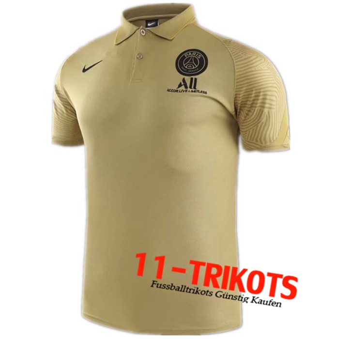 Paris PSG Poloshirt Gelb 2020/2021