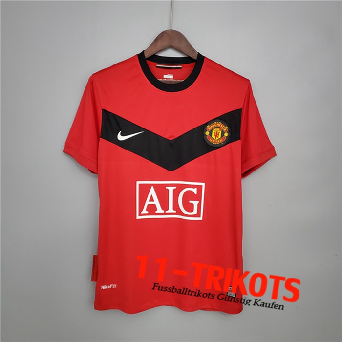 Manchester United Retro Heimtrikot 2009/2010