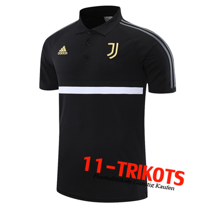 Juventus Poloshirt Schwarz/Weiß 2021/2022