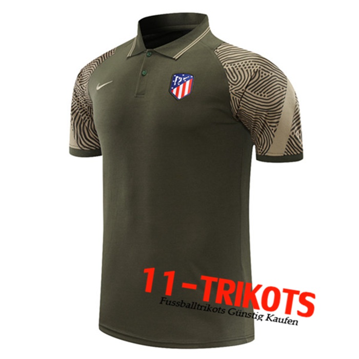 Atletico Madrid Poloshirt Dark Grün 2021/2022