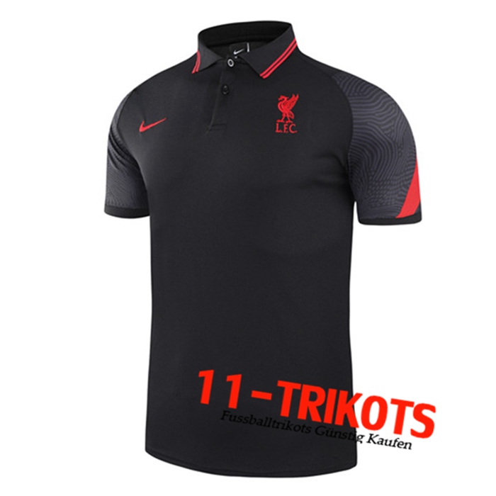FC Liverpool Poloshirt Schwarz 2021/2022
