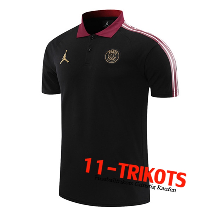 PSG Poloshirt Schwarz 2021/2022