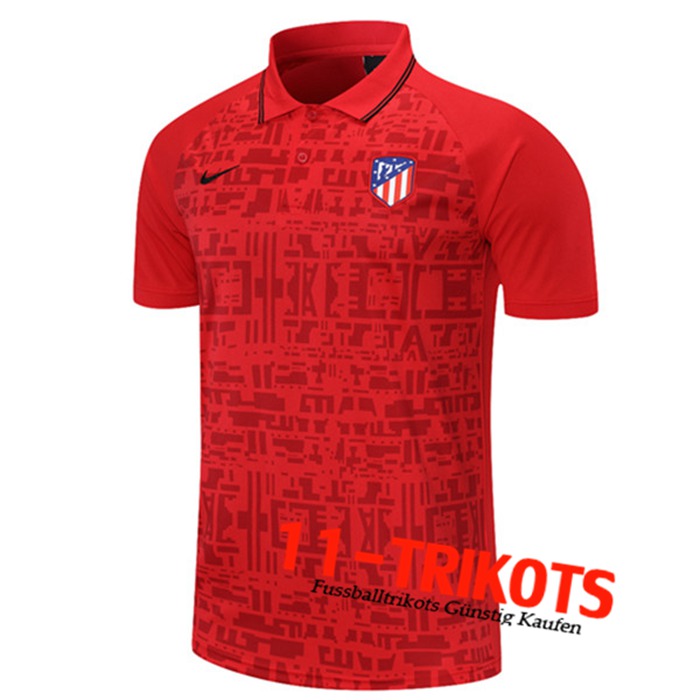 Atletico Madrid Poloshirt Rot 2021/2022