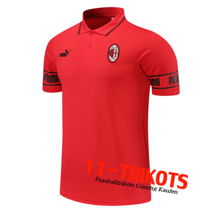 AC Milan Poloshirt Rot 2021/2022