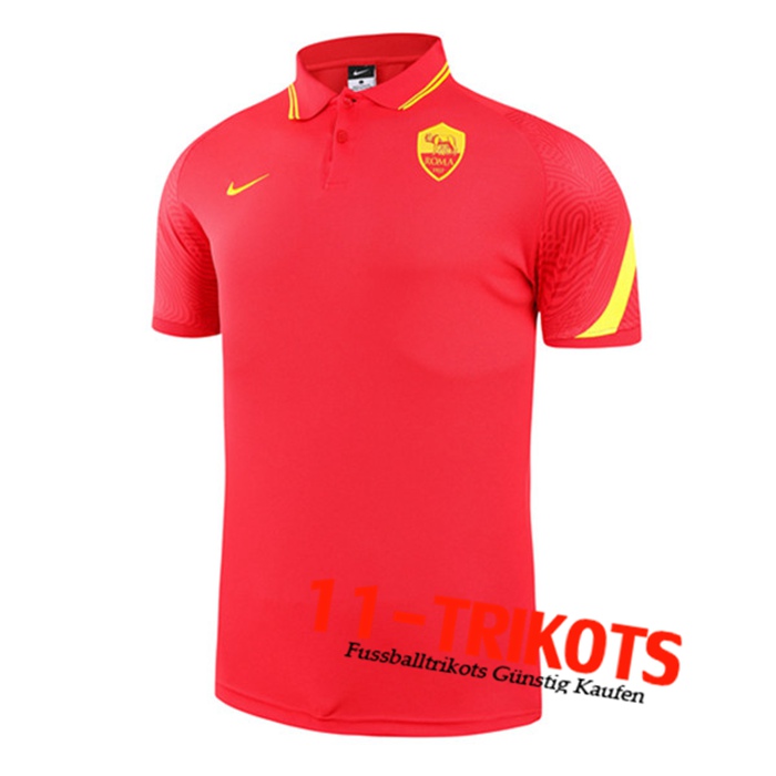 AS Roma Poloshirt Rot 2021/2022