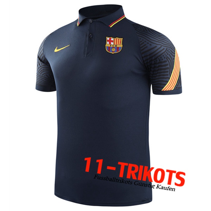 FC Barcelona Poloshirt Navy Blau 2021/2022
