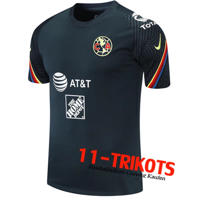 Camiseta Entrenamiento Club America Negro 2021/2022