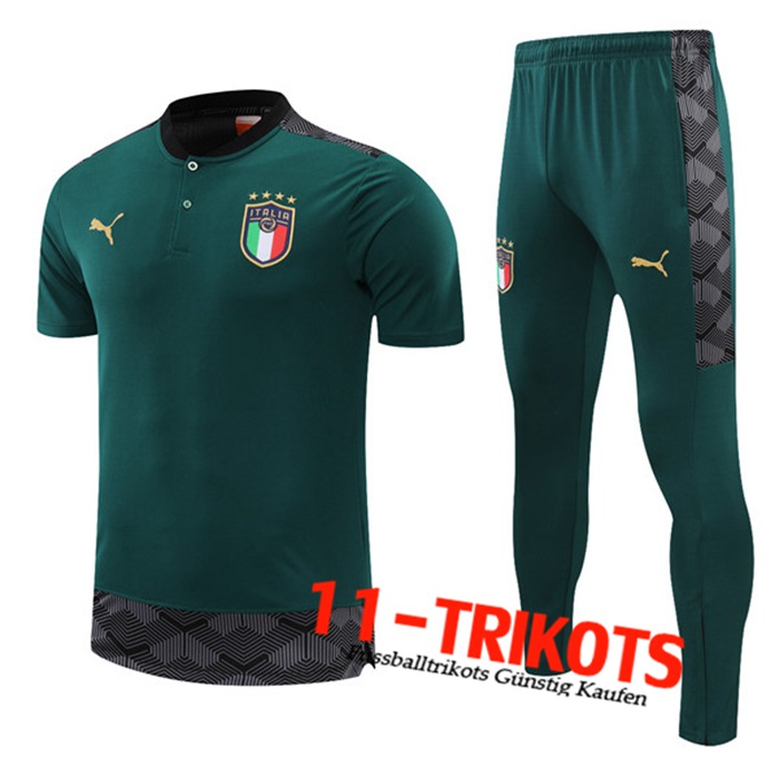 Italien Trainingstrikot + Hose Grün 2021/2022