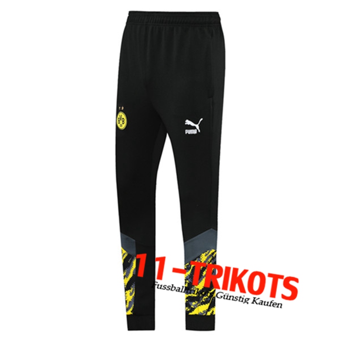 Pantalon Entrenamiento Dortmund BVB Negro/Amarillo 2021/2022 -01