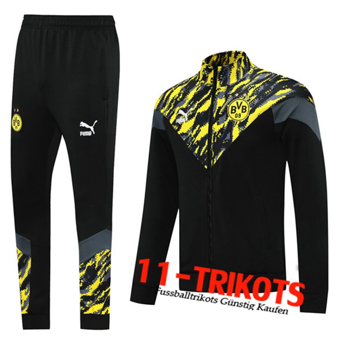 Dortmund BVB Trainingsanzug (Jacke) Schwarz/Gelb 2021/2022