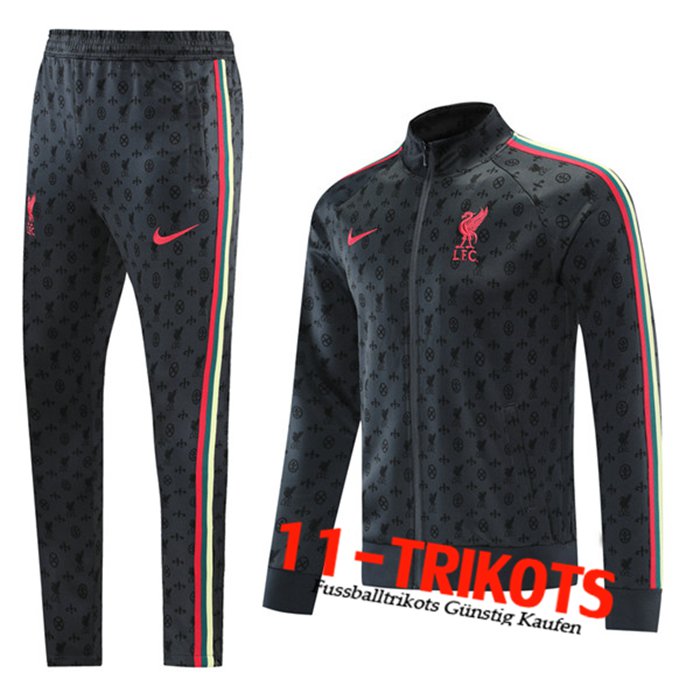 FC Liverpool Trainingsanzug (Jacke) Grau 2021/2022