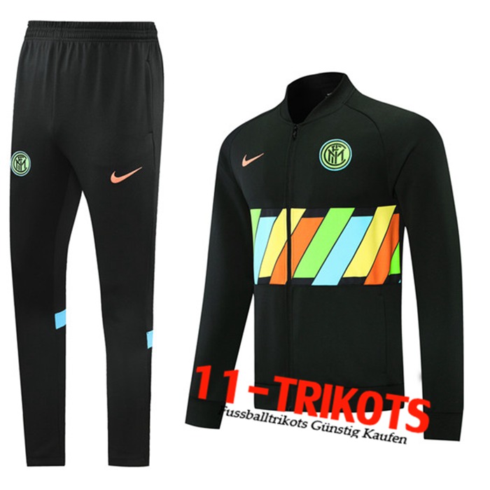 Inter Milan Trainingsanzug (Jacke) Schwarz 2021/2022