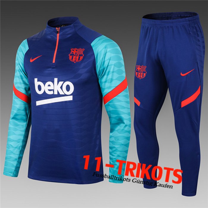 FC Barcelona Kinder Trainingsanzug Navy Blau 2020/2021