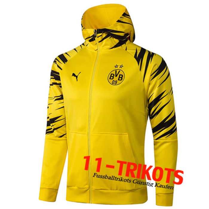 Dortmund BVB Trainingsjacke Mit Kapuze Gelb 2020/2021