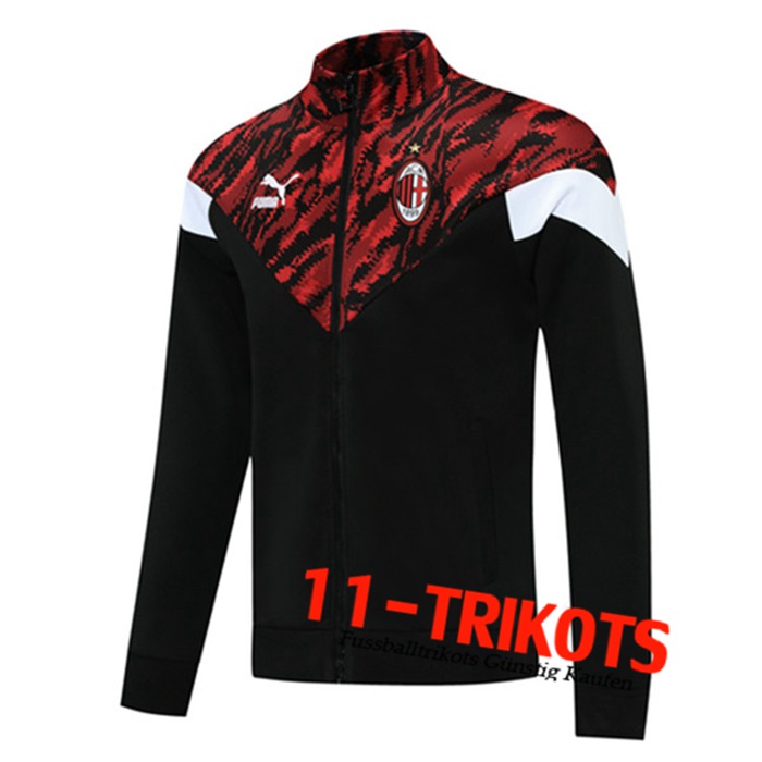 AC Milan Trainingsjacke Schwarz/Rot 2021/2022