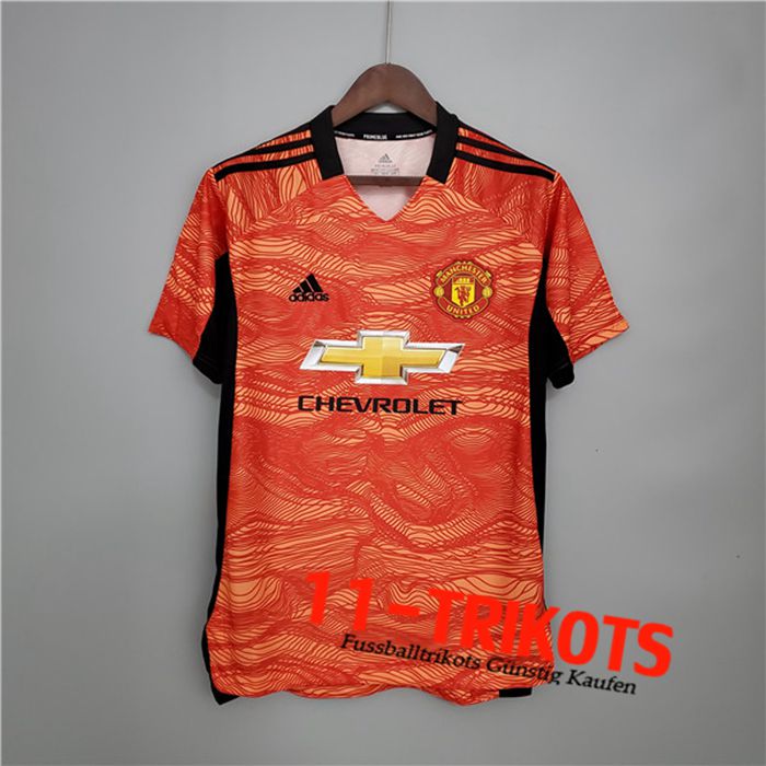 Manchester United Torhuter Trikot Orange 2021/2022