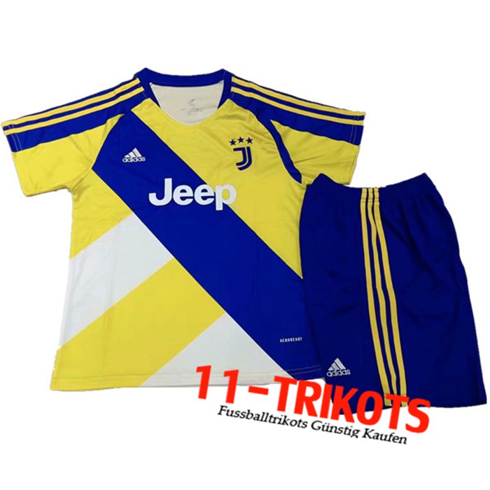 Juventus Kinder Trikot Blau/Gelb 2021/2022