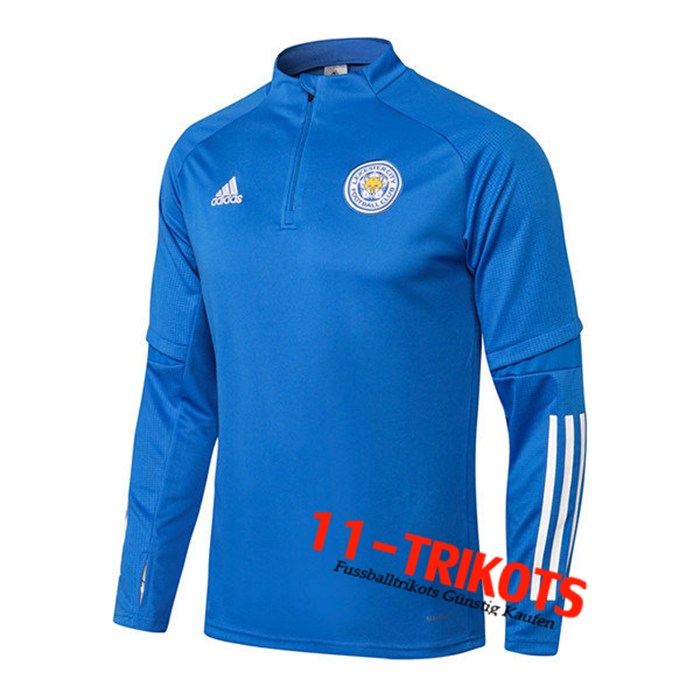 Sudadera De Entrenamiento Leicester City Azul 2021/2022