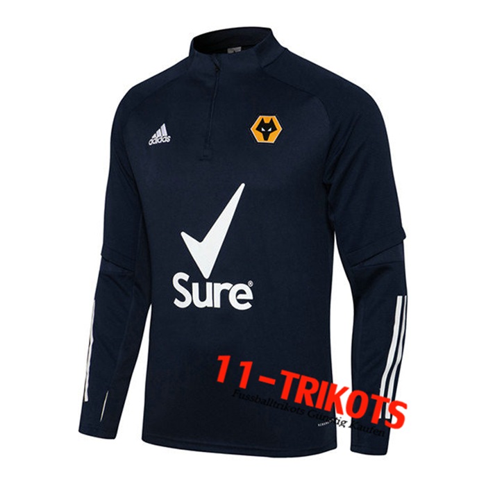 Sudadera De Entrenamiento Wolves Azul Marino 2021/2022