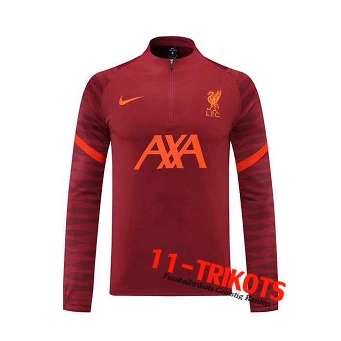 Sudadera De Entrenamiento FC Liverpool Rojo 2021/2022