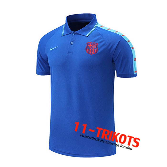 FC Barcelona Poloshirt Blau 2021/2022