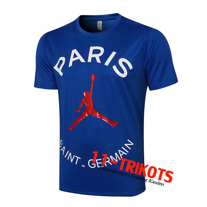 Jordan PSG Poloshirt Blau 2021/2022