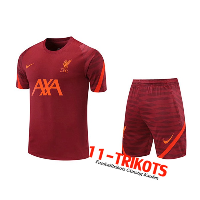 FC Liverpool Trainingstrikot + Shorts Rot 2021/2022