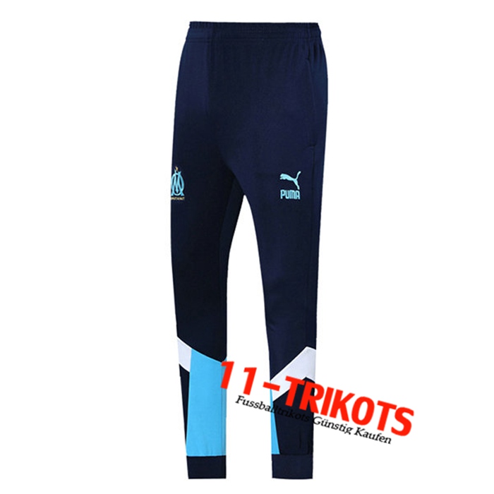 Pantalon Entrenamiento Marsella Blanca/Azul Marino 2021/2022