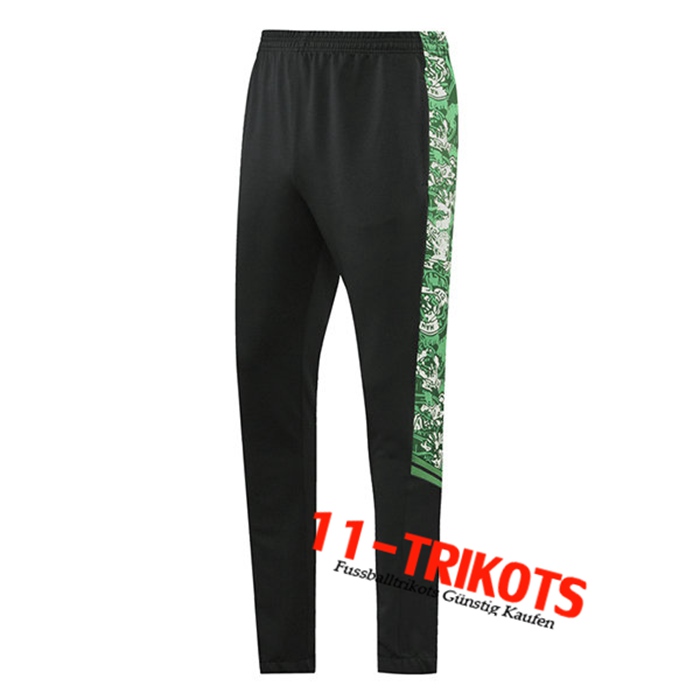 Pantalon Entrenamiento Manchester City Negro/Verde 2021/2022