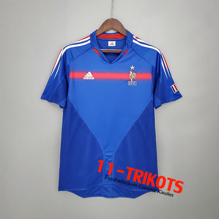 Frankreich Retro Heimtrikot 2004