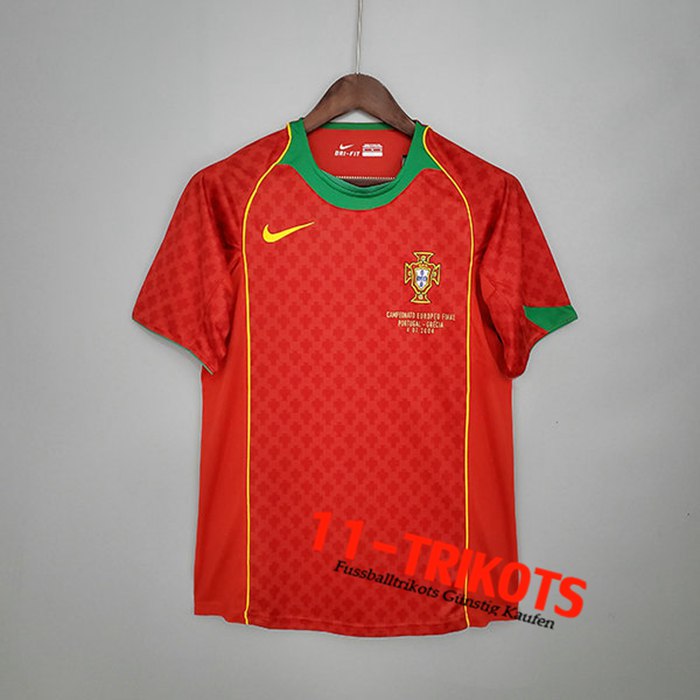 Portugal Retro Heimtrikot 2004