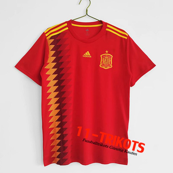 Spanien Retro Heimtrikot 2018