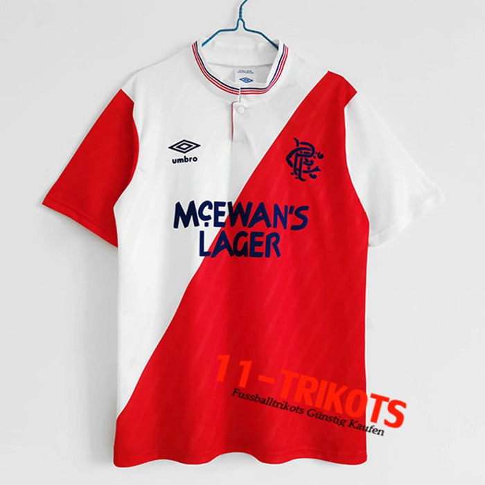 Rangers FC Retro Auswärtstrikot 1987/1988