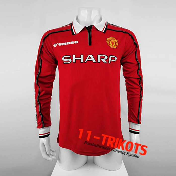 Manchester United Retro Heimtrikot 1998/1999