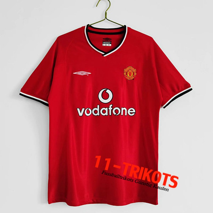 Manchester United Retro Heimtrikot 2000/2002