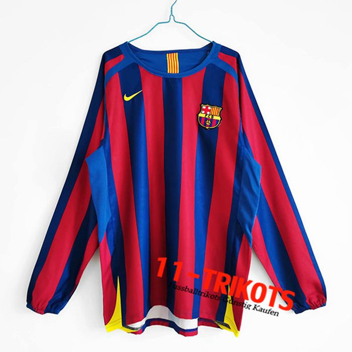 FC Barcelona Retro Heimtrikot Langarm 2005/2006