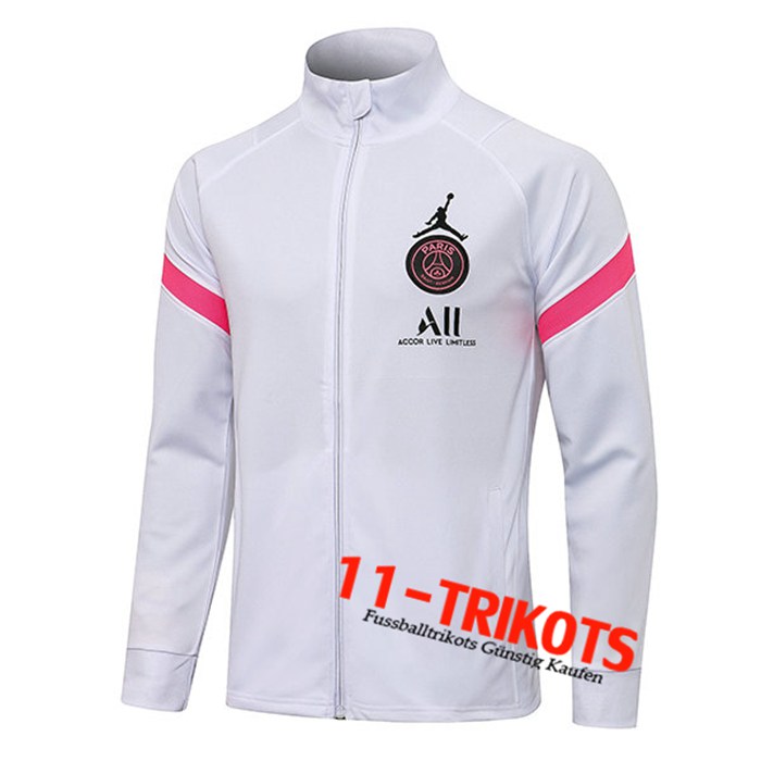 Jordan PSG Training Jacket Weiß/Rosa 2021/2022