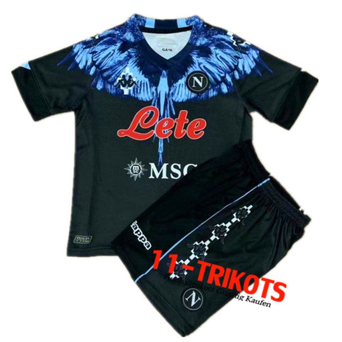 SSC Naples Trikotsatz Kinder Limited Edition Blau/Schwarz 2021/2022