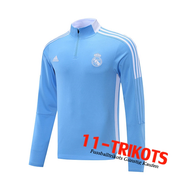 Sudadera De Entrenamiento Real Madrid Azul 2021/2022 -1