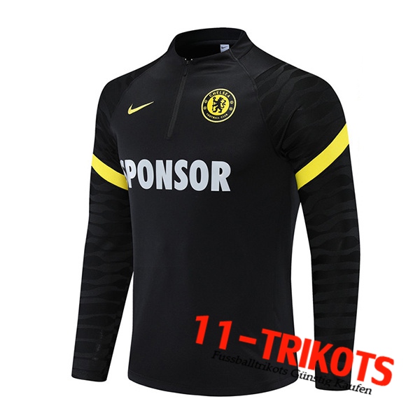 Sudadera De Entrenamiento FC Chelsea Negro 2021/2022 -1