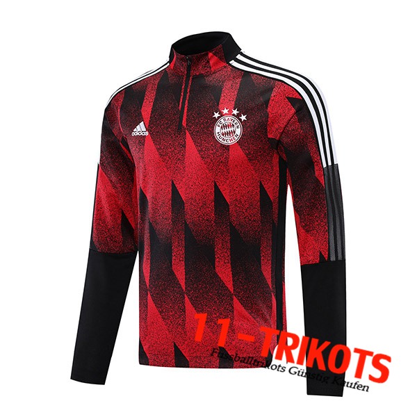 Sudadera De Entrenamiento Bayern Munich Rojo/Negro 2021/2022