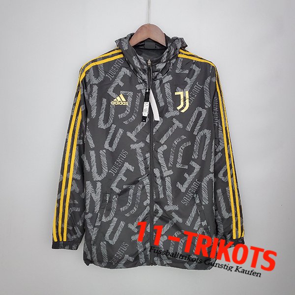 Rompevientos Juventus Negro/Gris 2021/2022