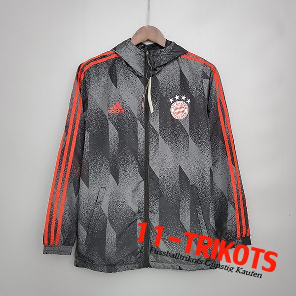 Rompevientos Bayern Munich Negro/Gris 2021/2022