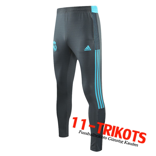 Pantalon Entrenamiento Real Madrid Gris Claro 2021/2022