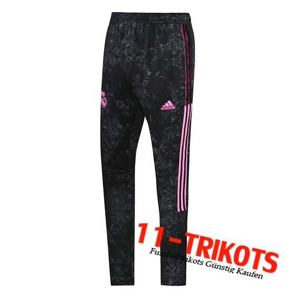 Pantalon Entrenamiento Real Madrid Negro/Rosa 2021/2022