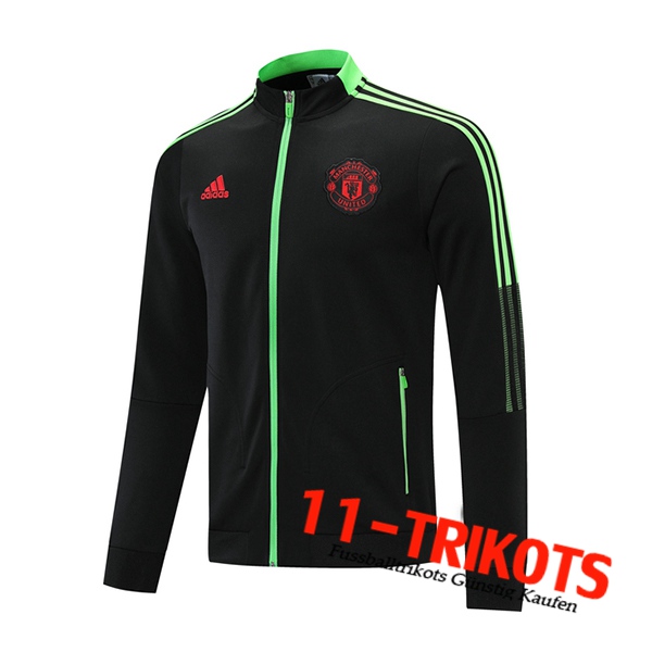 Chaqueta Con Capucha Manchester United Negro 2021/2022