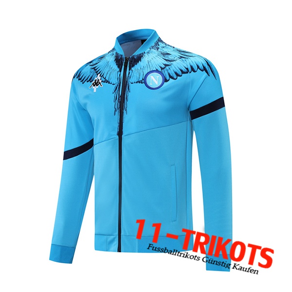 Chaqueta Con Capucha SSC Napoli Azul 2021/2022